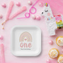Search for girl first birthday paper plates Baby girl