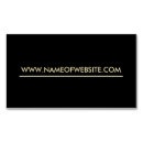 Recherche de site cartes visite Noir et or