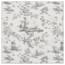 Search for vintage floral fabric Toile de jouy