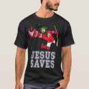 Search for jesus saves hockey tshirts Religious