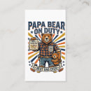 Search for daddy bear business cards Father'sday