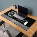 Search for designer dog mousepads Black