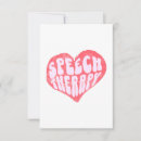 Search for therapist thank you cards Speech language pathologist