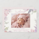 Recherche de floral birth announcement cards Annonces de naissance