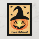 Search for witch pumpkin postcards October