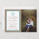 Search for starfish save the dates Rustic