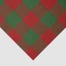 Search for red gingham tissue paper Red and green