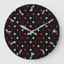 Recherche de coeur blanc horloges Rouge