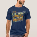 Search for electrician humor tshirts Blue collar