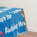 Search for christmas candy cane tablecloths Reindeer