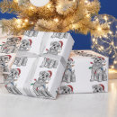 Search for miniature schnauzer wrapping paper Festive