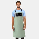 Search for black green aprons Monogrammed