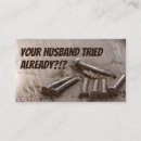 Search for husband business cards Funny
