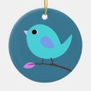 Search for blue bird ornaments Cute