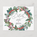Search for holly berries invitations Rustic