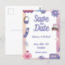 Recherche de rose et violet cartes postales Pour eux