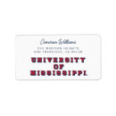 Search for college graduate return address labels University of mississippi