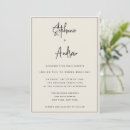 Search for cream wedding invitations Typography