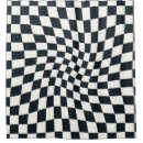 Search for retro black and white shower curtains Checks