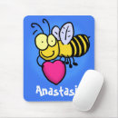 Recherche de abeille drôle tapis souris Mignon