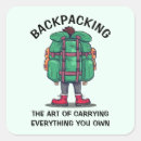 Search for backpack stickers Camping
