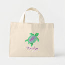 Recherche de tortue verte sacs Aquarelle