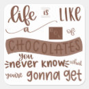 Search for chocolate box stickers Chocolates