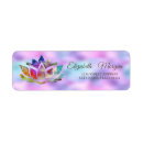 Search for lotus flower return address labels Elegant