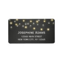 Search for rustic string lights return address labels Modern
