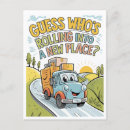 Search for cartoon truck invitations Change of address