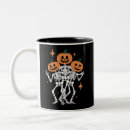 Search for spooky skeletons mugs Halloween