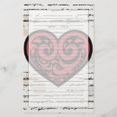 Search for valentine stationery paper Calligraphy
