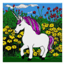 Search for unicorn birthday posters Purple