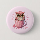 Search for bird heart buttons Owl