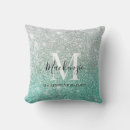 Search for green glitter pillows Girly