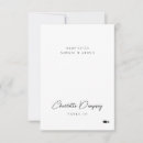 Search for fish place cards Minimalist