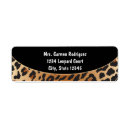Search for oval return address labels Black