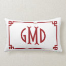 Recherche de rouge foncé coussins Rouge et blanc