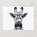 Recherche de girafe vintage cartes postales Mignon