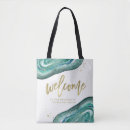 Search for welcome bags Typography