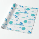 Search for swimmer wrapping paper Water
