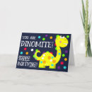 Search for funny dinosaurs birthday cards Dino mite