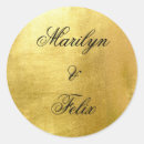 Search for black metal monogram stickers Gold