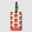 Recherche de fraises rouges bagages étiquettes Fruit