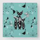 Recherche de chat moderne horloges Mignon