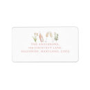 Recherche de girly floral return address labels Rose
