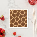 Recherche de girafe serviettes Fournitures de fête