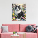 Recherche de félin impressions sur toile Fleurs