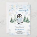 Recherche de penguin baby shower invitations Bébé son froid dehors