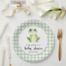 Search for frog paper plates Baby shower
